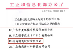 榮譽(yù)  科達(dá)制造榮列2020年工業(yè)企業(yè)知識(shí)產(chǎn)權(quán)運(yùn)用試點(diǎn)名單